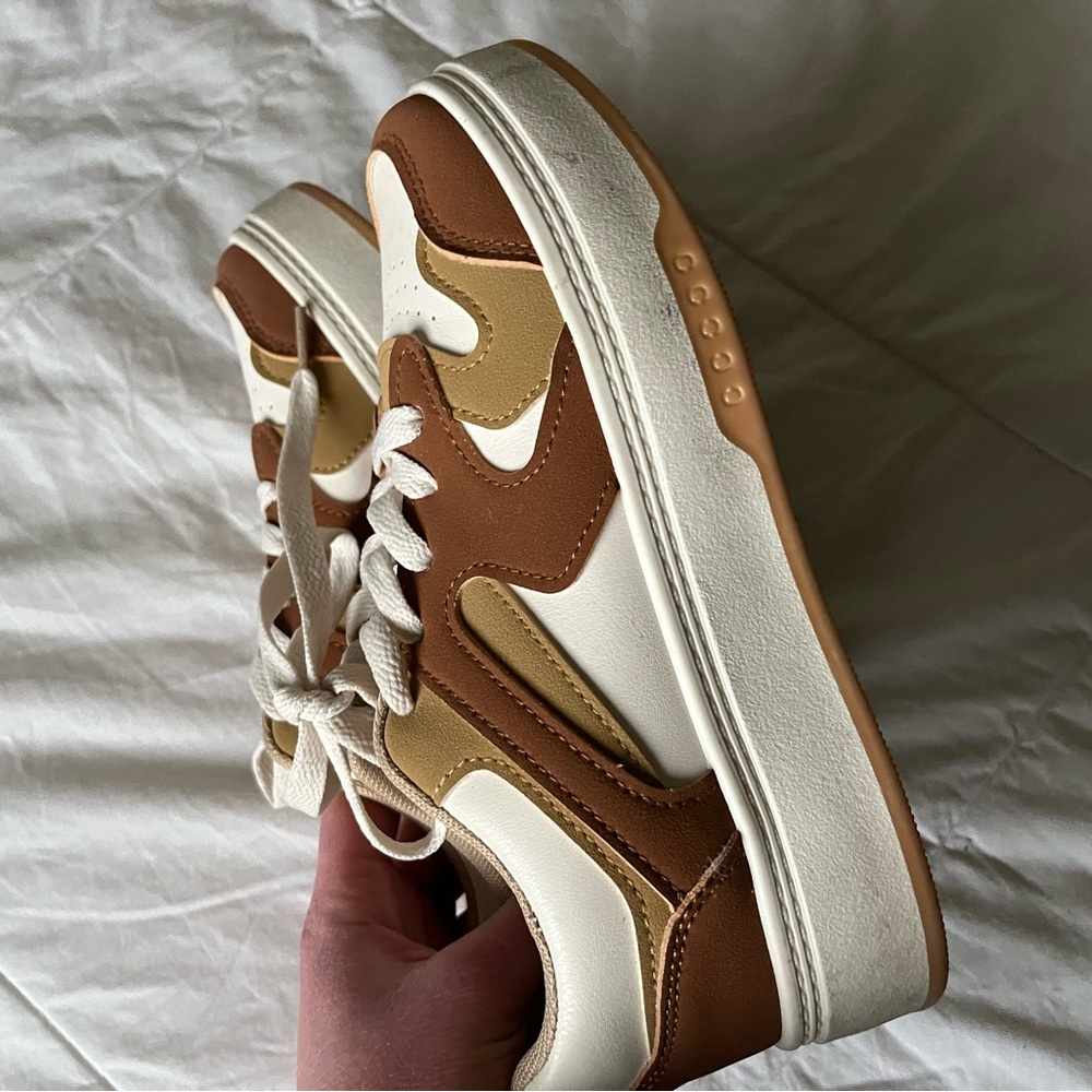 Brown and tan leather shoes!